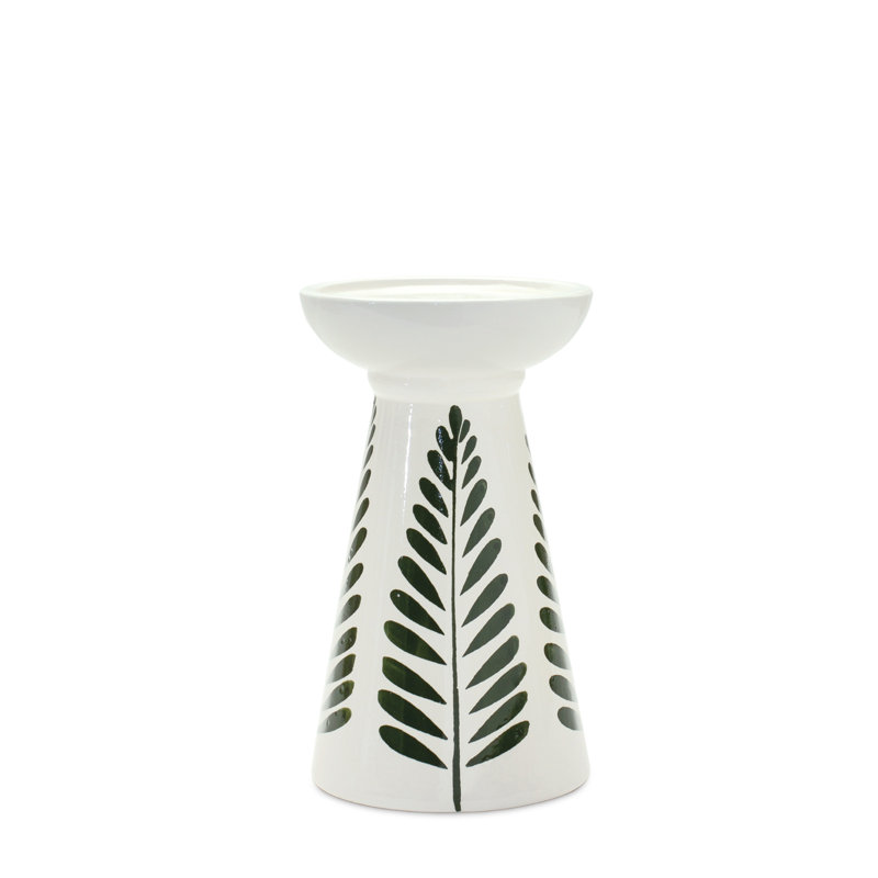 2 Piece Ceramic Tabletop Candlestick Set