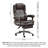 Modern Leather Office Chair with Footrest & Recline