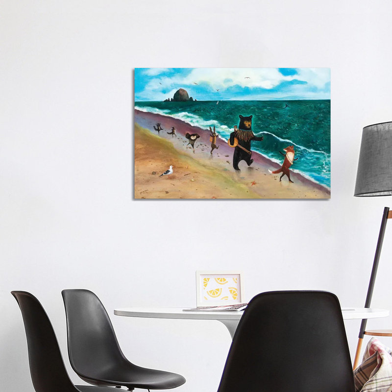 Beach Day! by Jahna Vashti - Wrapped Canvas Print, 66.04cm H x 101.6cm W x 1.905cm D