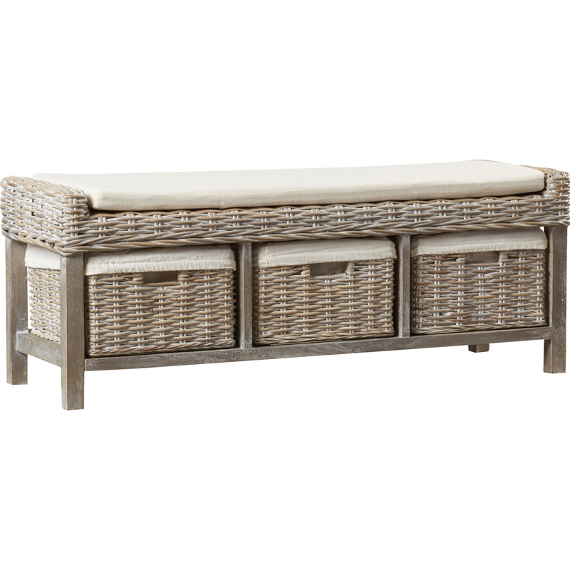 Banc de rangement rembourré Sephina