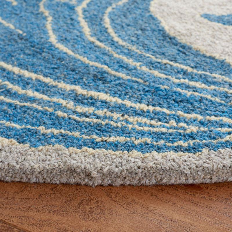 Tapis à motif floral touffeté à la main Brytnee, Tapis de couloir 2 pi 3 po x 8 pi