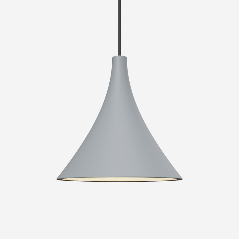 Gota Pendant Light, Meadow, Black, 20" H x 9.84" W x 9.84" D