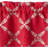 Pacifica Diamonds Pattern Geometric Tailored Decorative Window Treatment Rod Pocket Curtain Straight Valance
