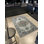 Tapis décoratif beige à motif floral frangé à motif floral traditionnel