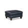  Repose-pieds rectangulaire en cuir
