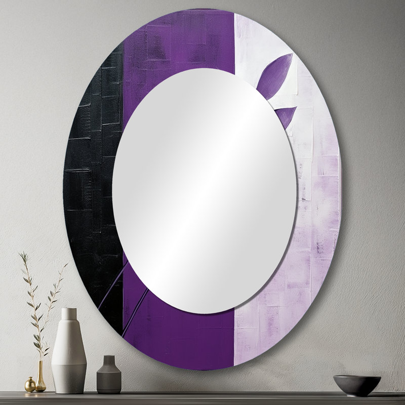 Miroir mural mauve, 43 po x 33 po