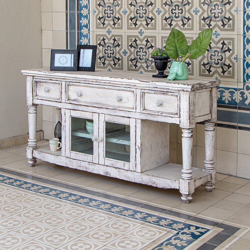 Meuble télé Griselde, Blanc