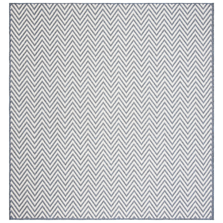 Haileyjade Performance Machine Washable Chevron Indoor/Outdoor Area Rug
