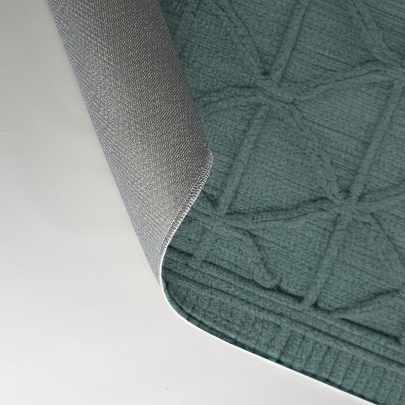 Tapis gris intérieur et extérieur Trellis, Rectangle 5 pi x 7 pi