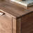 Modern Black Walnut Storage Entrance Cabinet Solid Wood Accent Chest