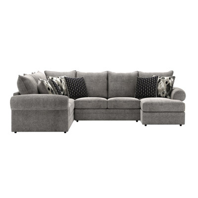 Dac Upholstered U-Shaped Sectional Right Hand Facing