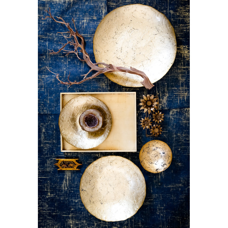 Moon Glass Medium Bowl, 3'' H x 12.5'' W x 12.5'' D