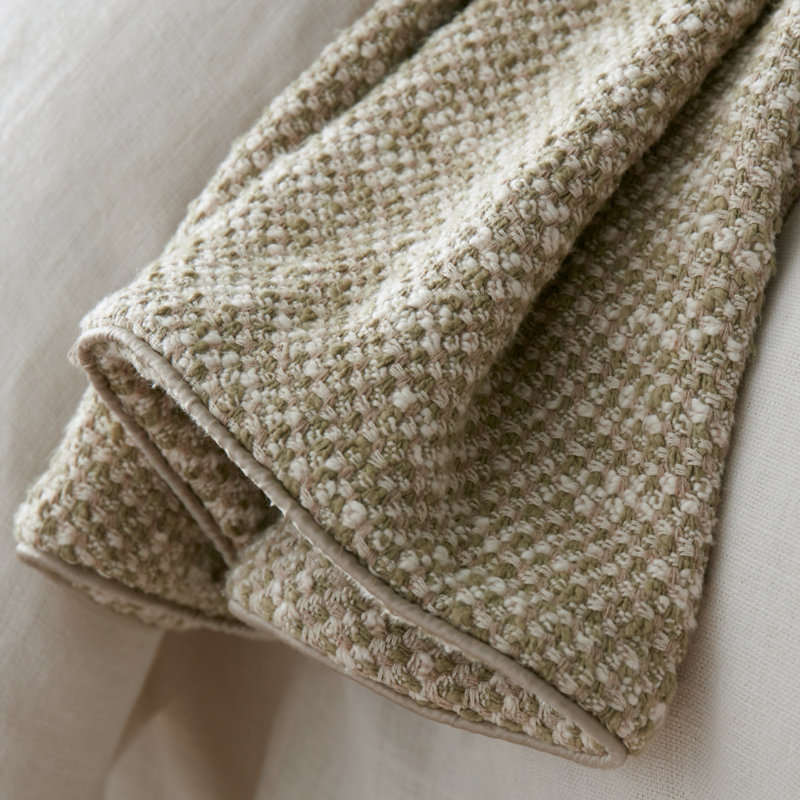 Zenro Hand Woven Throw Blanket, Fatigue
