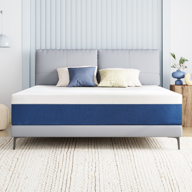 DubidapOn Medium Feeling Gel Memory Foam Mattress with Premium Foam& Breathable Fabric, Mattress In a Box, Lower Motion Transfer