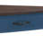 33.8'' Small Triangle Corner Table, Wood Corner Side Table For Small Spaces/ Living Room, 3 Tier End Corner Table With Solid Wood Legs, Navy Blue And Espresso Top