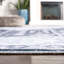 Arizona Meeghan Machine Washable Non-Slip Area Rug in Grey & Blue-1934362106