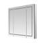 Armoire à pharmacie avec désembueur à DEL, l 48 po x H 30 po x P 5 po Donnie, gradateur, miroir grossissant à DEL réglable 3X, prises électriques-1167843942