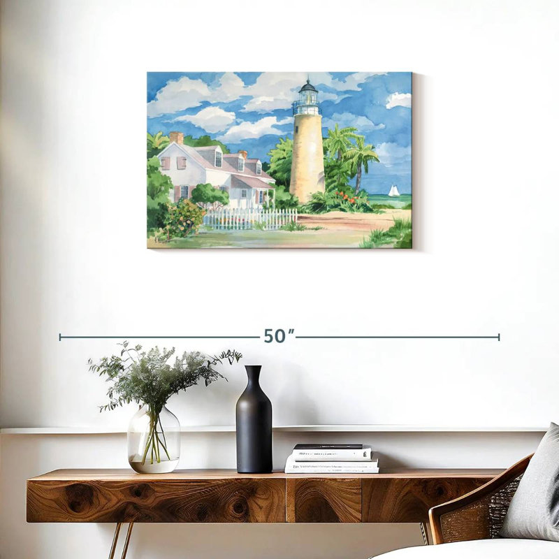 Aletra, phare historique de Key West, H 20 po x l 30 po