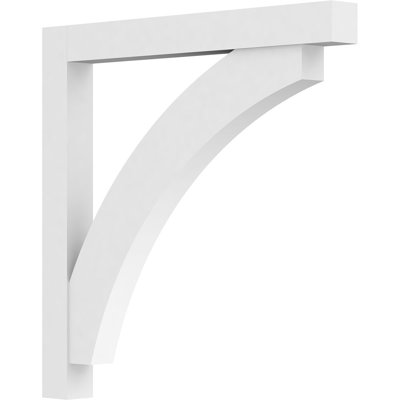 3"W x 36"D x 36"H Standard Thorton Architectural Grade PVC Bracket with Block Ends