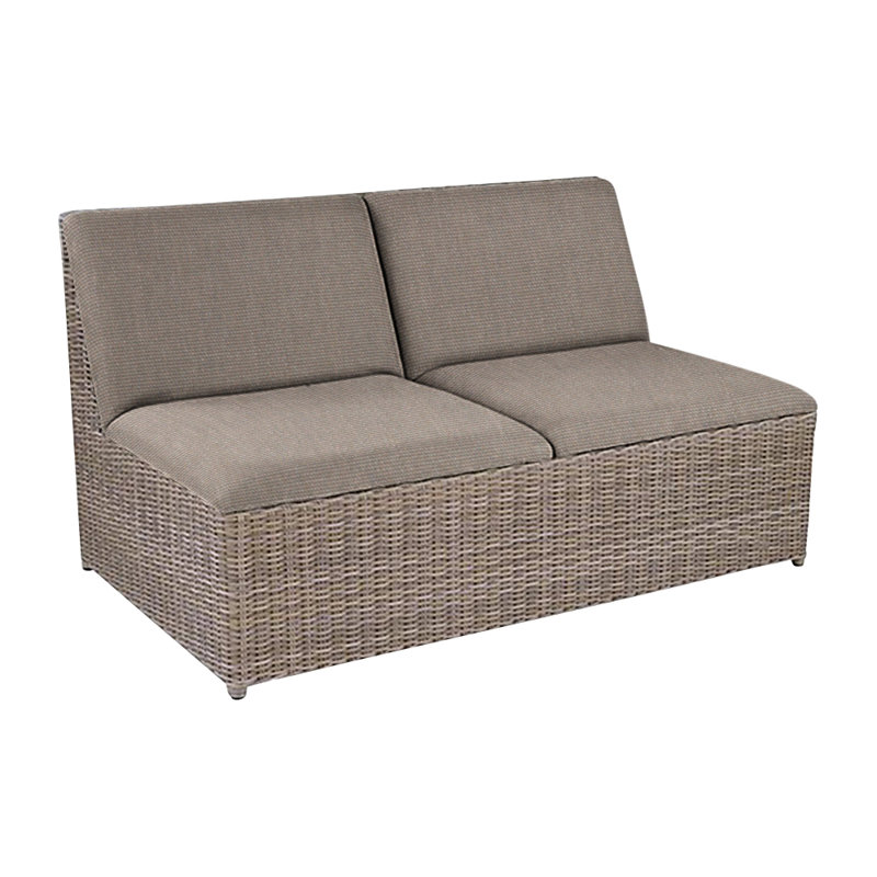 Milano Outdoor 2 - Seat Loveseat, Taupe