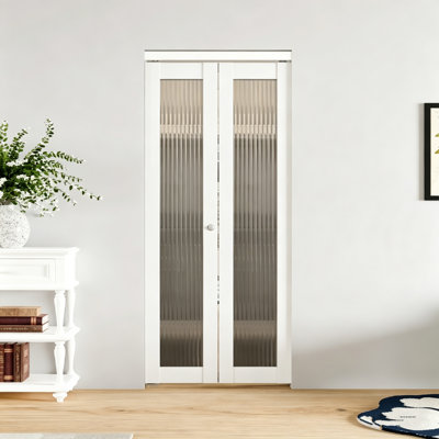 Porte pliante en bois massif 1-Lite