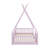 House-Shaped Bed With Integrated Fence Design-1206835788