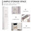 Tymvou Freestanding Linen Cabinet