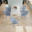 Paquet de 2, chaises longues bleues, toutes saisons, Pp, intérieur / extérieur, sans entretien, configuration de 90 secondes, forme ergonomique, ensemble de chaises bleues en polypropylène tissé et tissé respirant pour l'intérieur et l'extérieur-1970523848