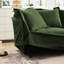 Fauteuil rembourré avec chenille, coussins gonflables, sièges profonds, housses amovibles, housse de protection pour le salon, tissu en chenille, assise confortable et spacieuse, structure en bois-1522741838