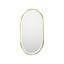 ZC-Mirror l 24 po x H 36 po mural miroir de salle de bain ovale à DEL avec fonction mémoire-105300937-105300939
