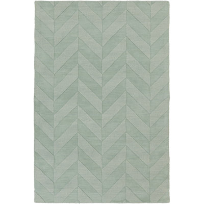 Tapis bleu sarcelle en laine Zora