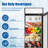KICHKING 24'' Commercial Display Fridge with Glass Door, 16.3 Cu.ft Drink Refrigerator-88421541