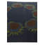 Tapis carré bleu marine Orlando