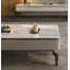 Table basse rectangulaire en pierre avec rangement-110976661
