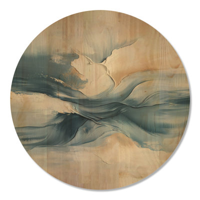 Courants bleus côtiers III - Décoration murale en bois Océan