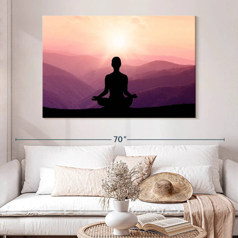 Kerrick Mountain Yoga Meditation, H 8 po x l 12 po