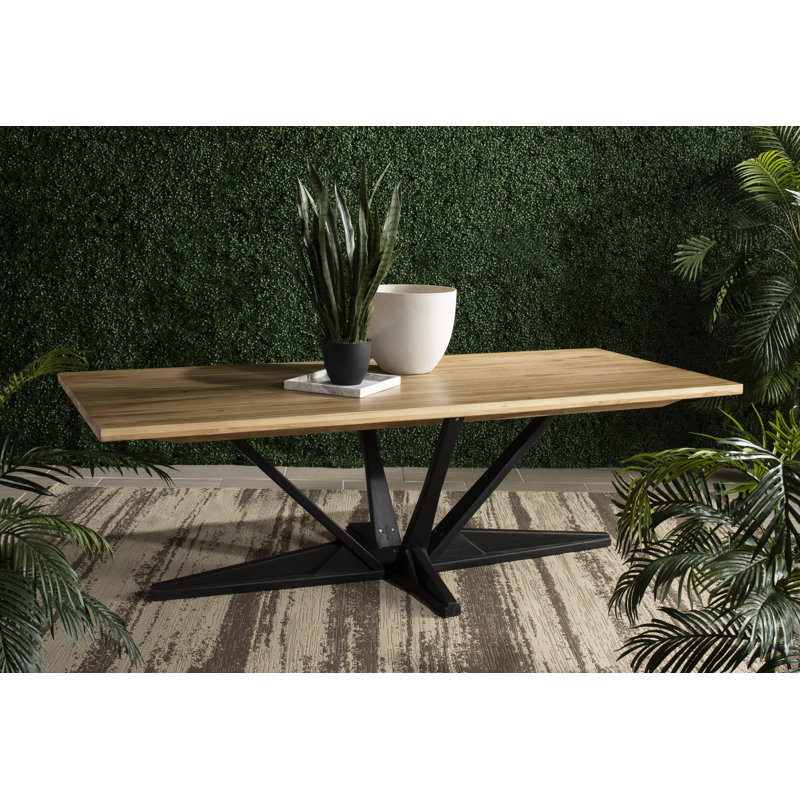 Zetta Teak Solid Wood Dining Table