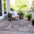Machine Washable Indoor/Outdoor Xhevrie Purple Rug-1262337932