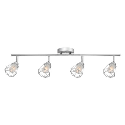 28.3'' 4 -Light Fixed Track Track Kit with Dimmable and Adjustable Head