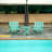 Shoreline Fully Assembled All-Weather Outdoor Folding Modern Adirondack Chair and Table Set-488664265