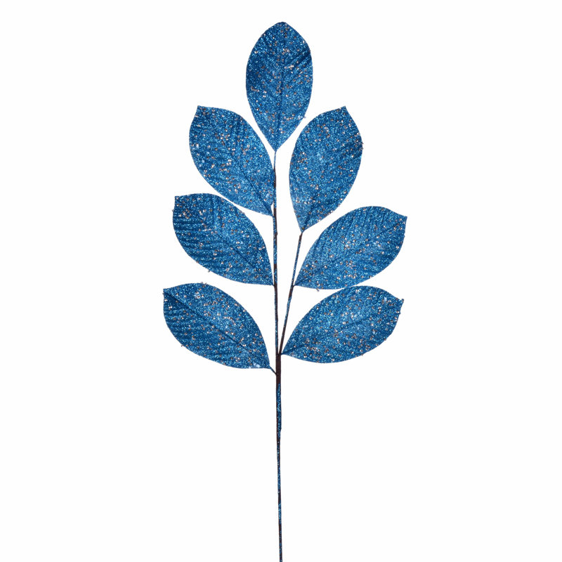 Vaporisateur de feuilles scintillantes Vickerman 27 po, 4 pièces par sac, Turquoise