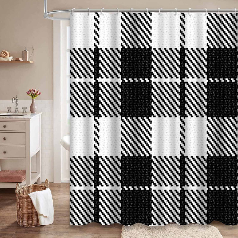 Rideau de douche Lumberjack, L 72 po x l 84 po