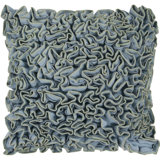 Embroidered Wool Blend Throw Pillow
