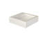 Surface de salle de bain blanche matte