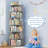 360° Rotating Bookcase For Small Space, Corner Bookshelf-1634787187-1674913436