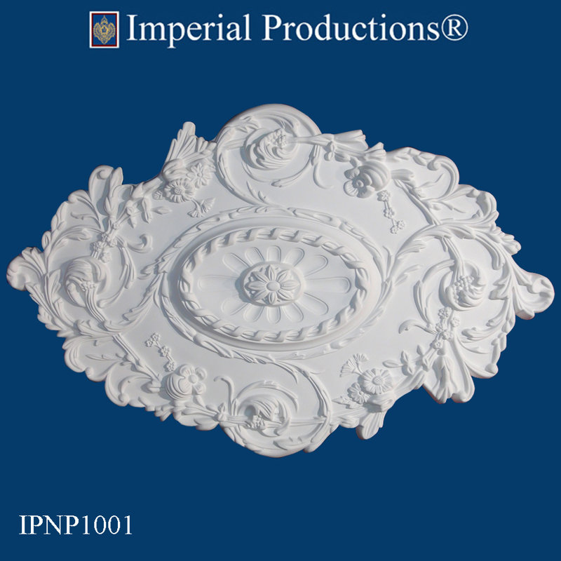 Médaillon de plafond H 31 po x l 20 po x P 2 po