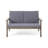 Michaux Acacia 2 - Person Patio Conversation Set with Cushions-13580392-13580393