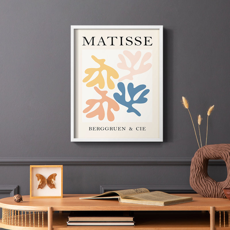 Matisse CCL XXVI, reproduction encadrée - bois massif, Blanc, H 20 po x l 16 po