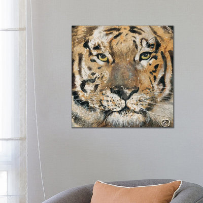 Tiger by Yuliya Volynets - Wrapped Canvas Painting