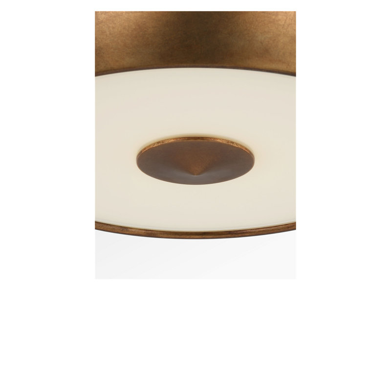 Solene 18 Flush Mount, Vintage Gild